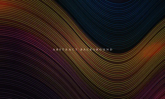 抽象紫色波浪背景现代登陆页面概念向量