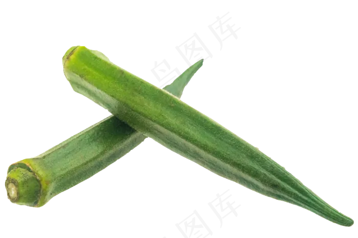 绿色蔬菜秋葵(3000*2000px 300 dpi )