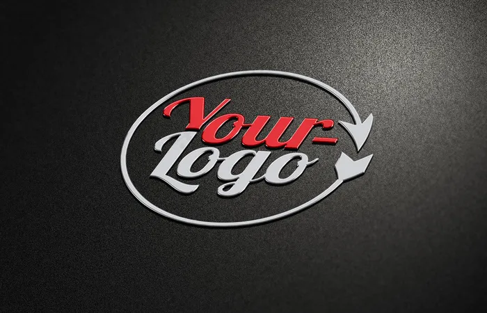 logo样机标志样机智能贴图psd模版下载