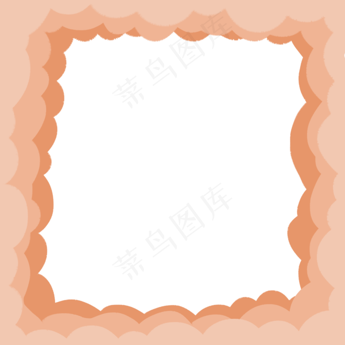 渐变风格边框元素下载(3000X3000(DPI:72))psd模版下载