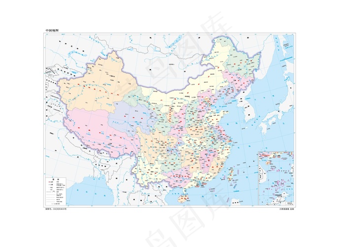 矢量中国地图