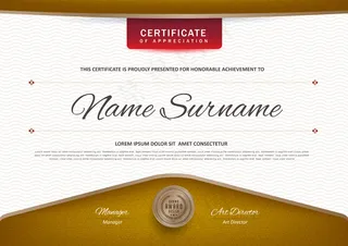 高级证书文凭模板