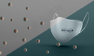 防病毒模拟面罩正面图