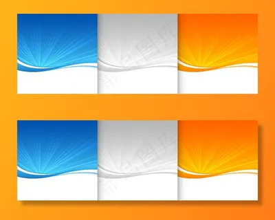 蓝灰色和橙色的阳光背景