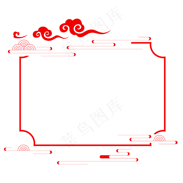 中式传统图形边框(3000X3000(DPI:300))psd模版下载