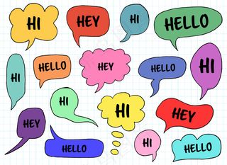 聊天盒设计插图，独立于背景