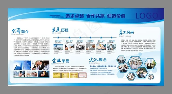 企业文化展板 企业展板 文化展图片