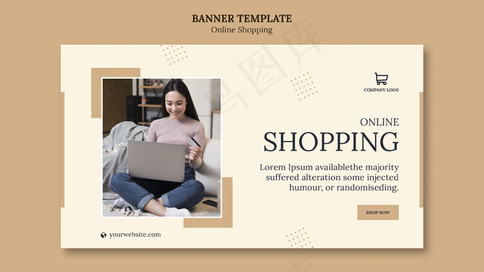 网上购物横幅banner模板psd模版下载