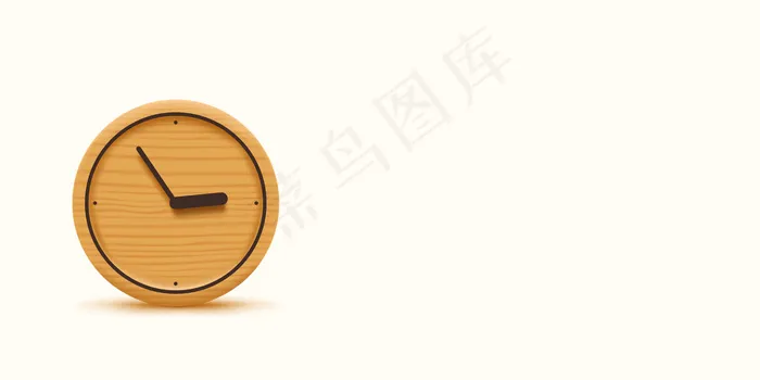 白底木钟eps,ai矢量模版下载