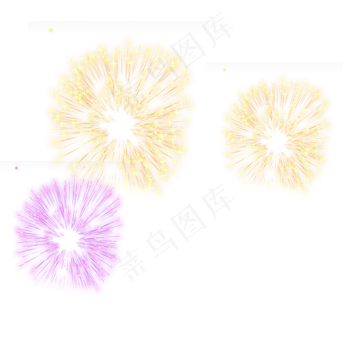 新年烟花(2000X2025(DPI:300))psd模版下载