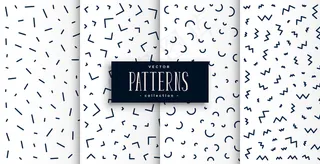 孟菲斯黑白图案