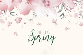 春季花卉背景