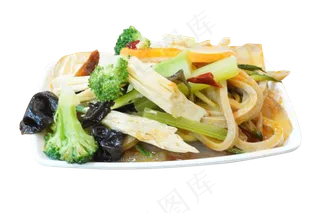 西蓝花木耳蔬菜