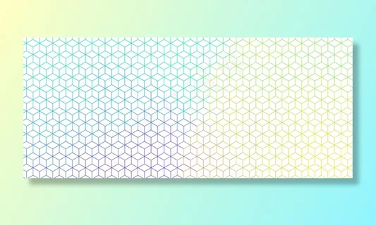 七彩六边形宽幅图案设计横幅banner 七彩六边形宽幅图案设计横幅banner