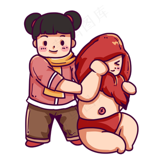 换上新衣服过年