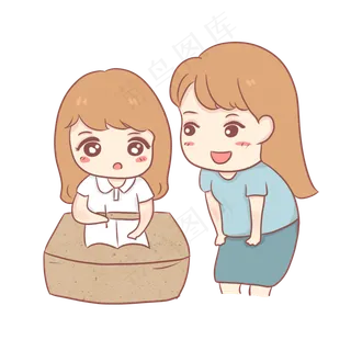 教师节卡通手绘教导学生