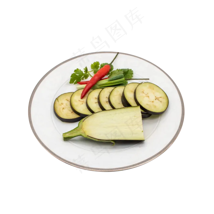蔬菜食材图案茄子(5000*5000px 300 dpi )