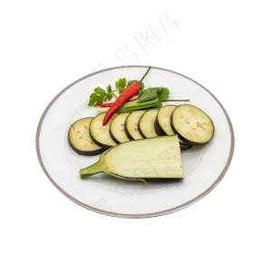 蔬菜食材图案茄子