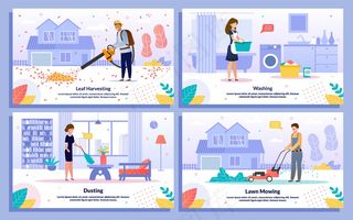 商业家务服务平面横幅banner