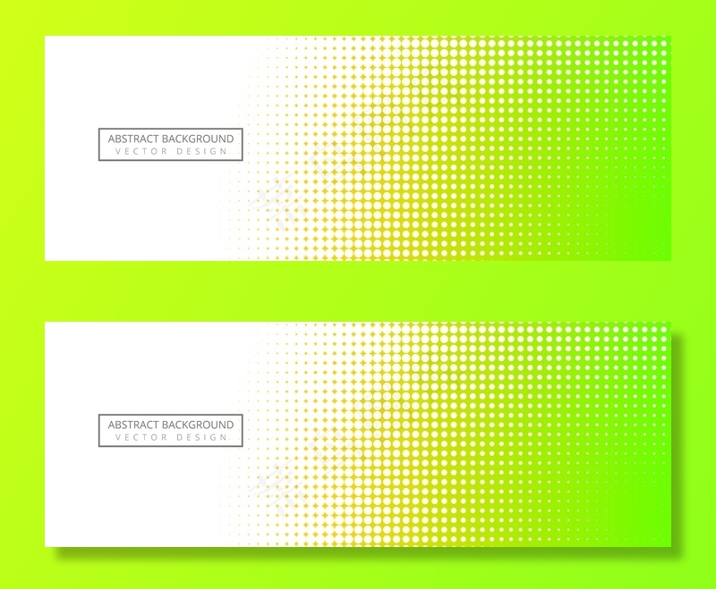 抽象半色调彩色横幅banner背景