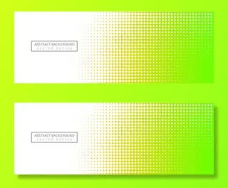 抽象半色调彩色横幅banner背景