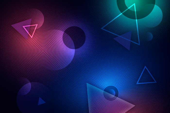 抽象霓虹半色调背景eps,ai矢量模版下载