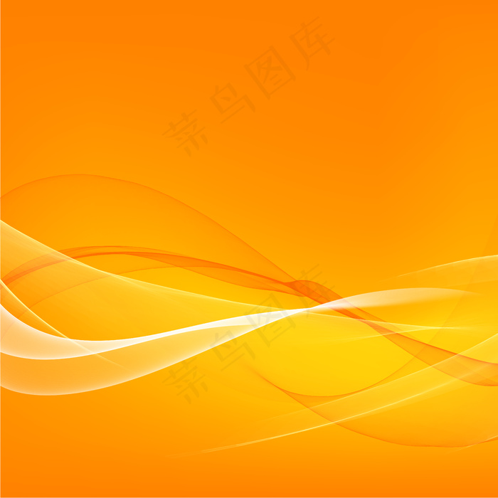 橙色平滑光线背景