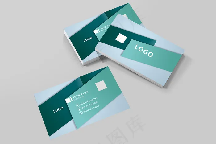 时尚大气创意名片设计cdr矢量模版下载