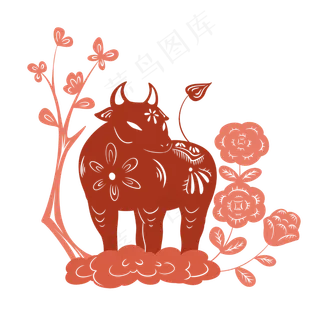 2021年牛年剪纸 2021年牛年剪纸