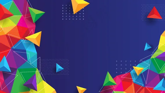 抽象的背景，丰富多彩的现代概念