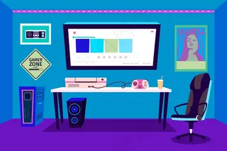 卡通游戏室插图