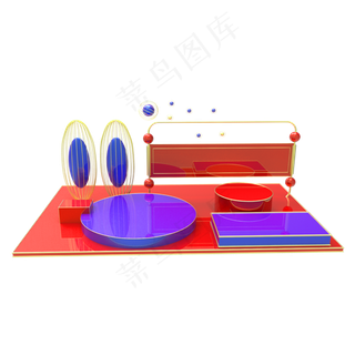 电商展台小舞台