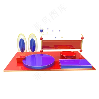 电商展台小舞台