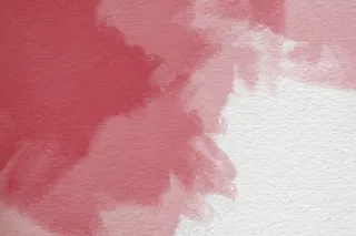 手绘水彩画背景与天空和云彩形状