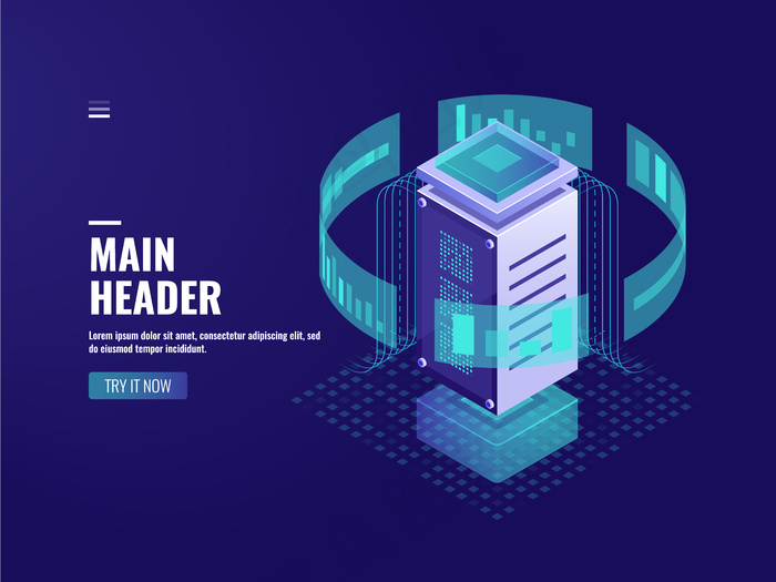 智能数据处理、计算信息分析统计、机房