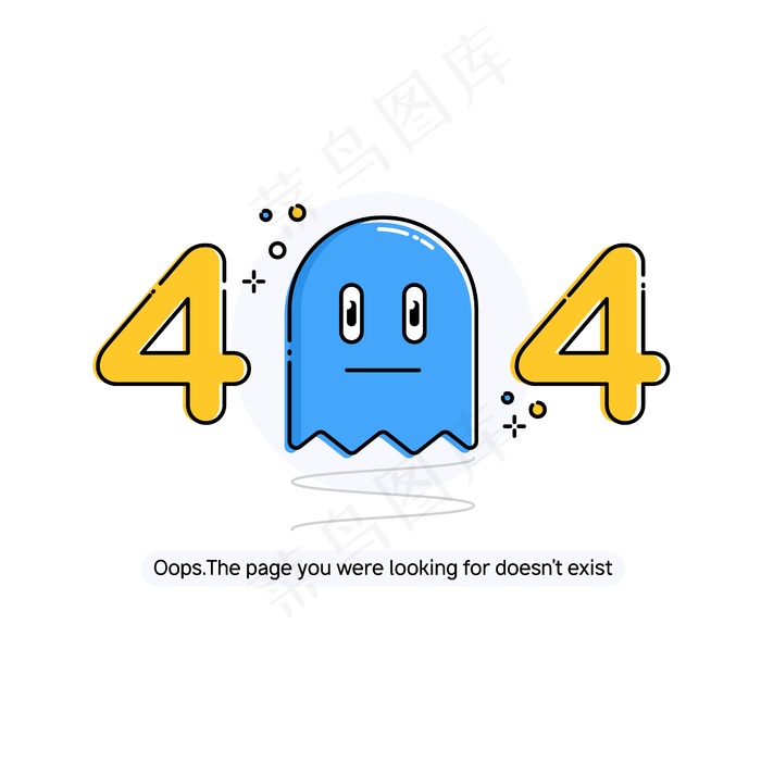 设计404错误eps,ai矢量模版下载