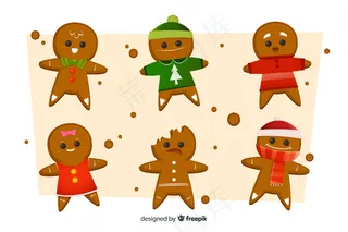 姜饼人圣诞饼干系列