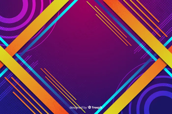 彩色渐变几何形状背景eps,ai矢量模版下载