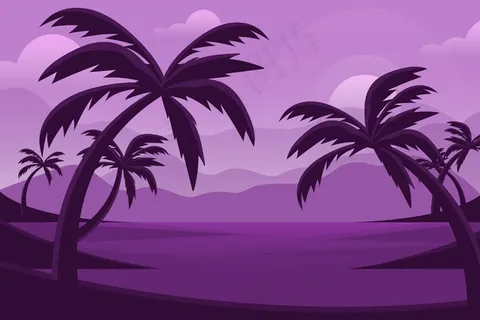 夏季景观-缩放背景