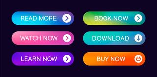 具有编辑功能的现代抽象web按钮集