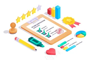 等距iso认证概念