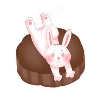 中秋节月饼玉兔