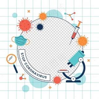 个人资料图片冠状病毒facebook框架