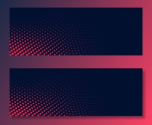 抽象虚线横幅banner背景