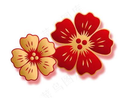 中国风梅花国潮风