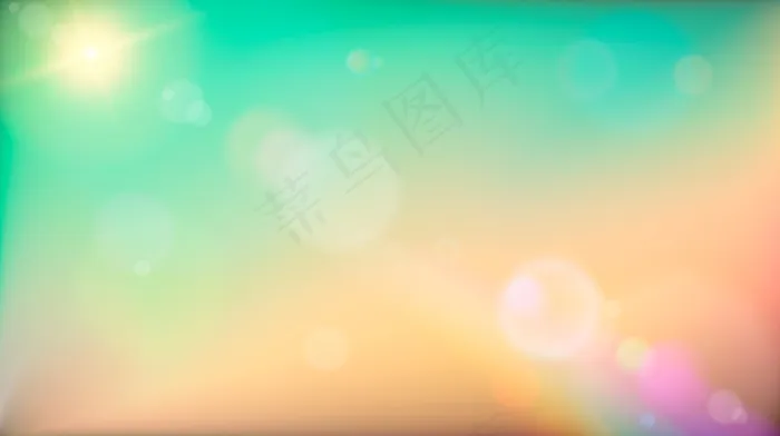 柔和多彩的抽象背景。插图eps,ai矢量模版下载
