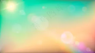 柔和多彩的抽象背景。插图