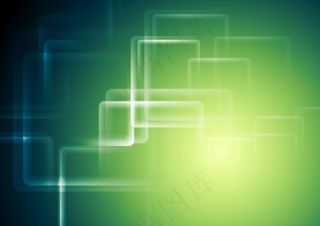 技术几何背景与模糊方块。矢量设计