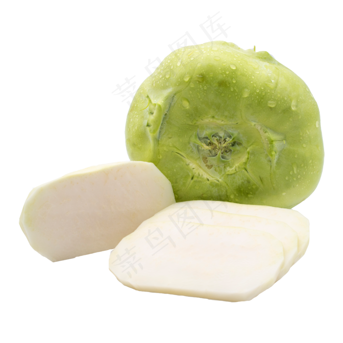 切开蔬菜芥菜头