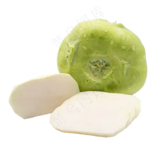 切开蔬菜芥菜头